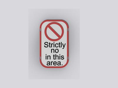 No sign