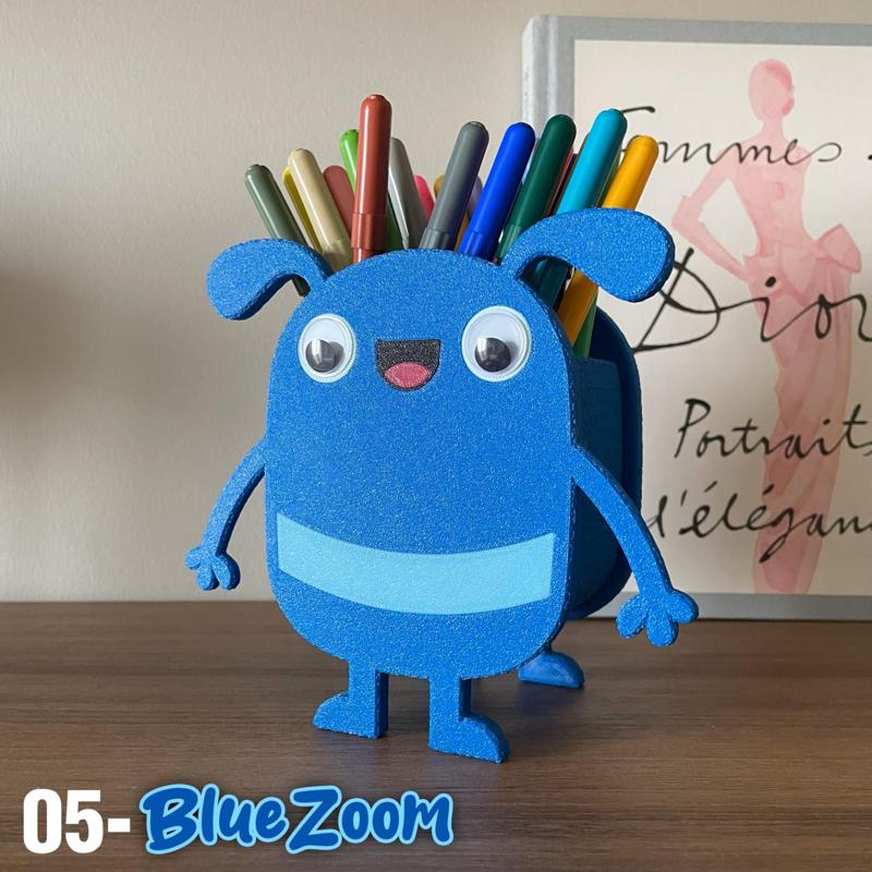 Pen Holder - 05 - Blue Zoom