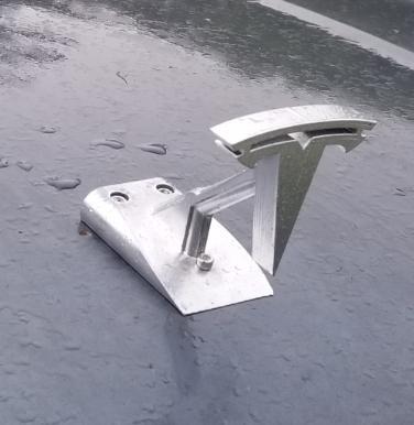 Tesla Hood Ornament - For Joke "I Identify As A Tesla"