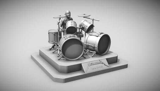 Lars Ulrich metallica - 3d printing
