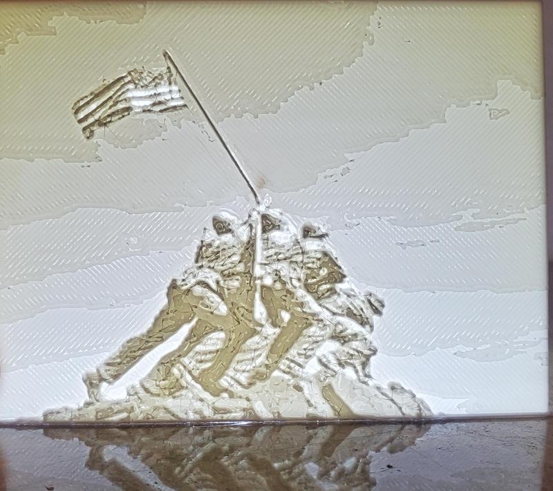 Iwo Jima (Lithophane)