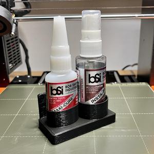 Skadis Dual Bottle Holder - Fit for bSi Maxi-Cure & Insta-Set