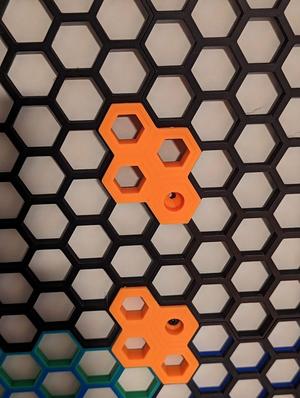 Honeycomb Storage Wall Alternate 4-Insert Wall Attachment