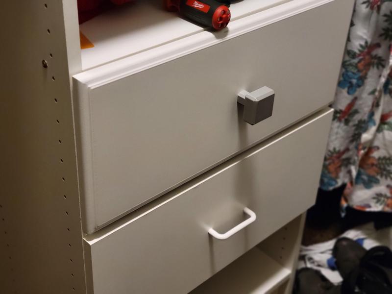 The big square drawer knob