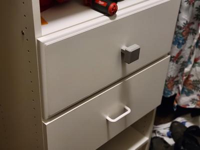 The big square drawer knob