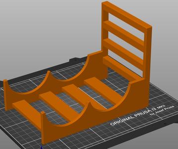 Fridge drink rack