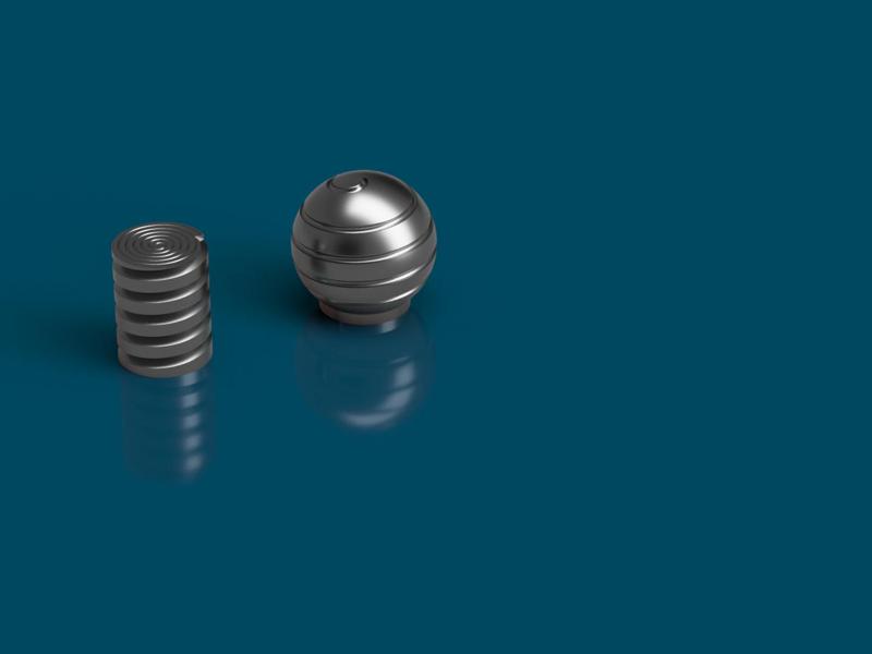 45 Record Adapter - Kinetic Spiral