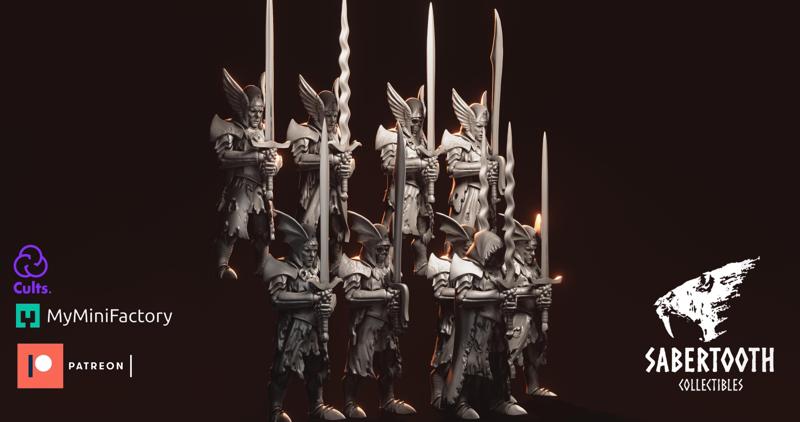 Bloodguard with Great Weapons/Sword&Shield