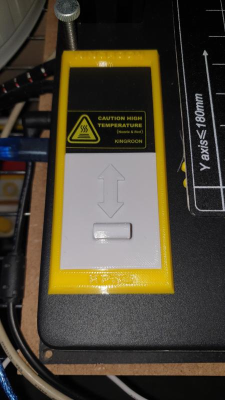 Tapa deslizante para Kingroon KP3S-Sliding cover for screen