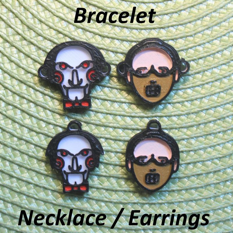 4 Horror #2 Necklaces, Bracelets, Earrings, Jewelry