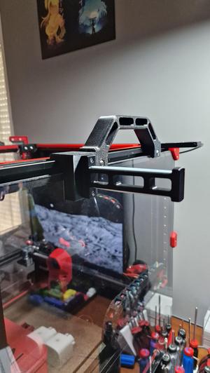 Horizontal spool holder 80mm Extrusion 2020