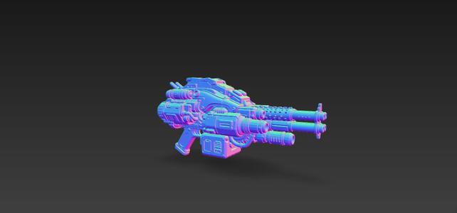 futuristic weapon