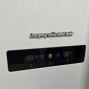 Fridge Magnetic Sentence - Emergency cookie stash inside