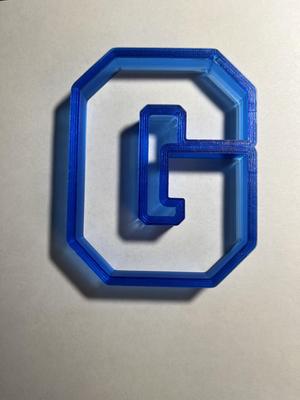 Letter G Cookie Cutter