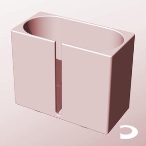 CX68-120-SB Slotted Modular Stacking Storage Boxes | Printable Objects - Infinite Containers | stl file for 3d printing