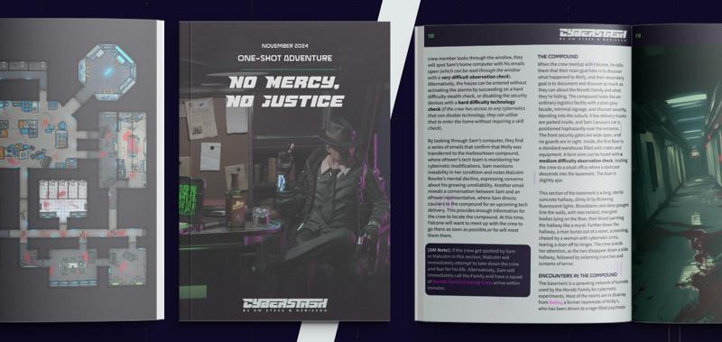 Cyberstash One Shot - No Mercy, No Justice