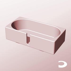 CX68-40-SB Slotted Modular Stacking Storage Boxes | Printable Objects - Infinite Containers | stl file for 3d printing