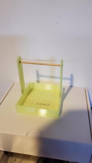 90mm resin wash basket with handle holes
