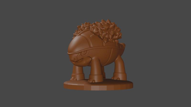 Pokemon inspired, Grotle, Tabletop DnD miniature