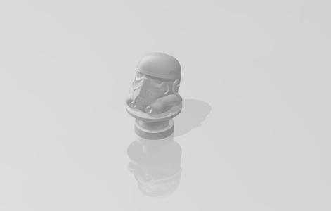 Storm Trooper Croc Charm