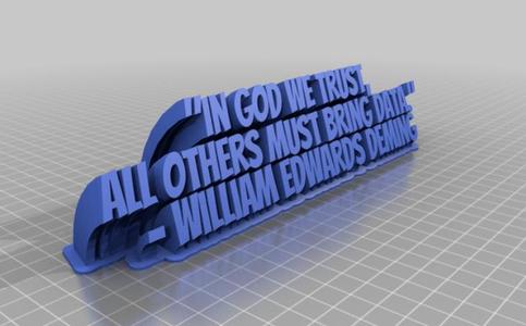 My Customized Sweeping 2-line name plate (text)
