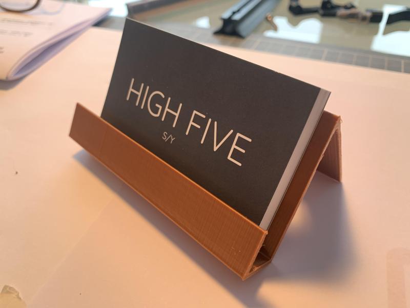 Super lean business card holder