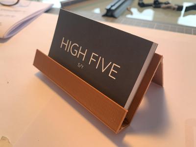 Super lean business card holder