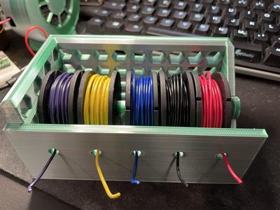 Wire spool holder