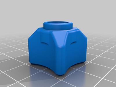 Press On Star Knob For 5mm Socket Cap Screw