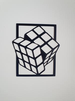 Rubik Cube Wall Decor