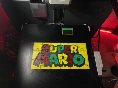 Super Mario Logo Puzzle