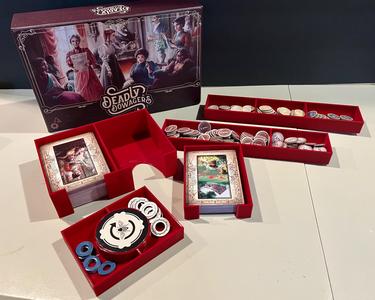 Deadly Dowagers Board Game Insert