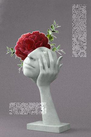 Portrait of a Lady 3d Printable Sculpture and Vase