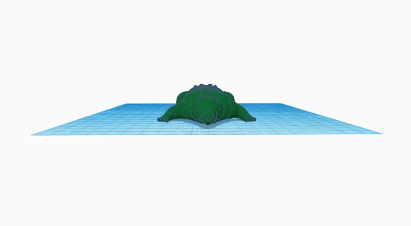 Alligator pencil holder