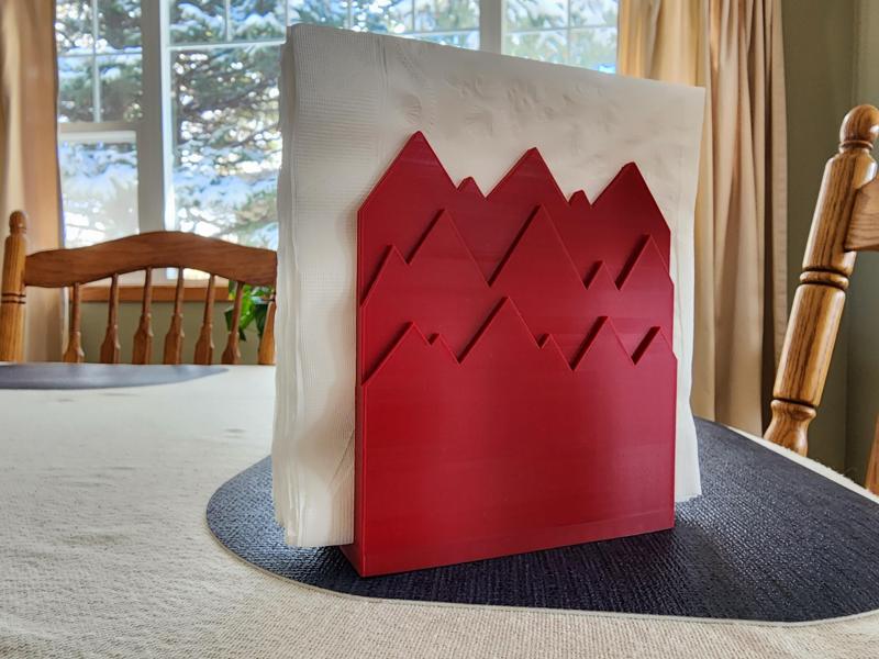 Napkin Holder Mountains