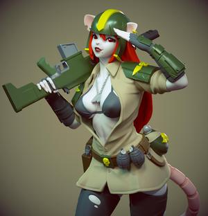 Poster ratirl for Critter Patrol