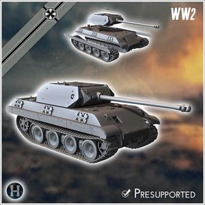 Panzer V Panther M10 Ersatz - Germany US Western Front 1944 Battle of Bulge WWII