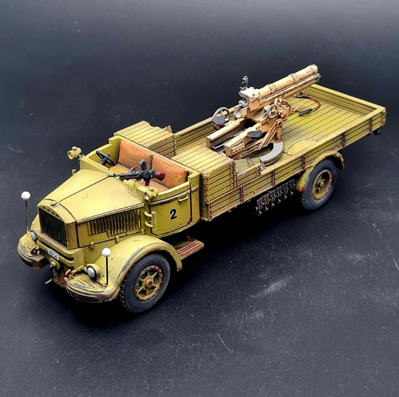 Autocannone da 100/17 su Lancia 3RO (Italy, WW2)