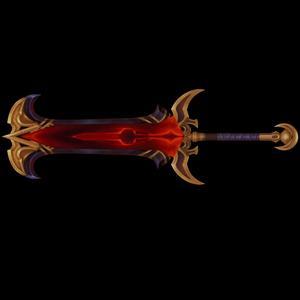 League Of Legends Blood Moon Aatrox Sword Skin For Cosplay