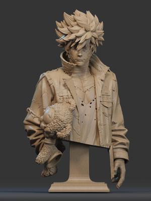 Dabi Bust 3D Print