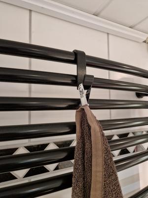Drying rack hook for 24mm/ 1" pipes