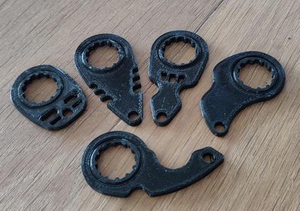 keyrambit, (no bearing needed, clicks together)