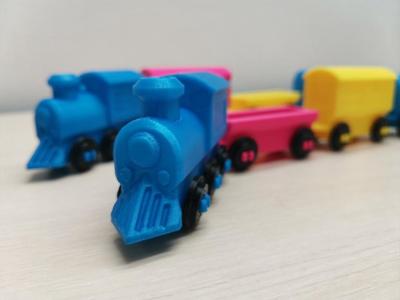 Locomotive with wagons