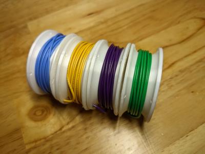 22 AWG Solid Core Wire Spool