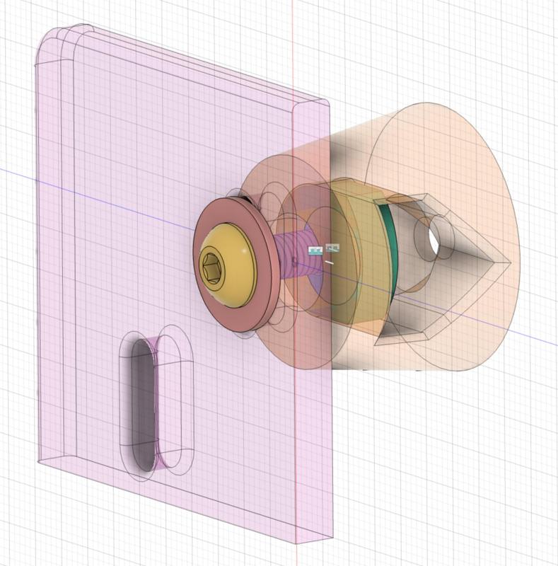 Pegboard wall mount with misalignment compensation