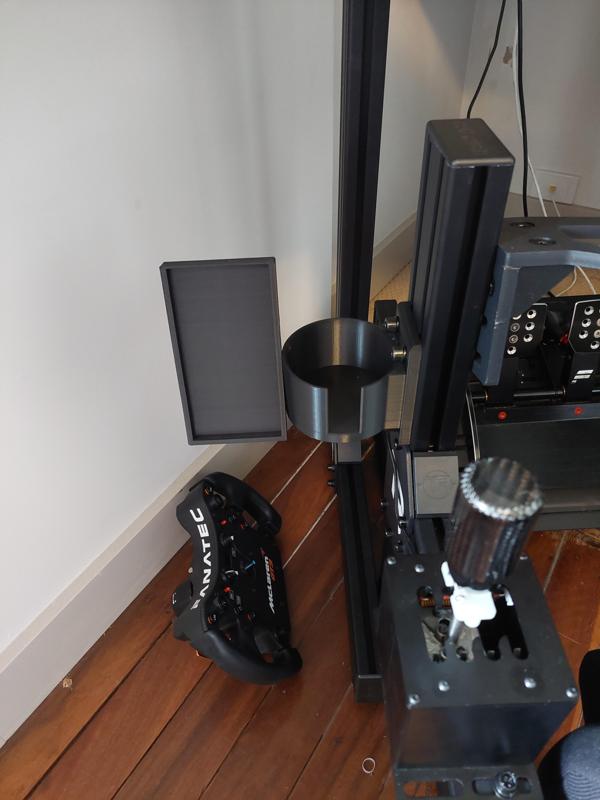 Sim rig cup and phone holder