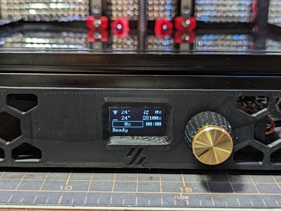 Voron 0.1 Front Skirt with display