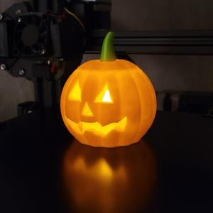 Happy Jack O'Lantern Tealight Pumpkin