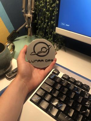 lunar ops logo coaster from overwatch :)