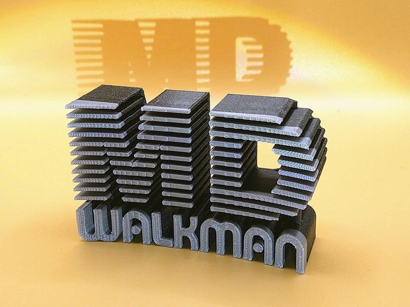 MINIDISC WALKMAN - 3D LOGO